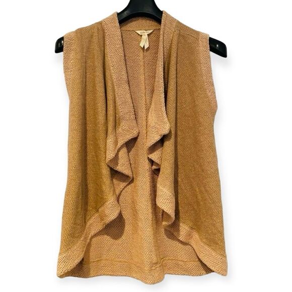 Matilda Jane Sooner or Later Open Waterfall Front Sweater Vest Size XS - Picture 3 of 6